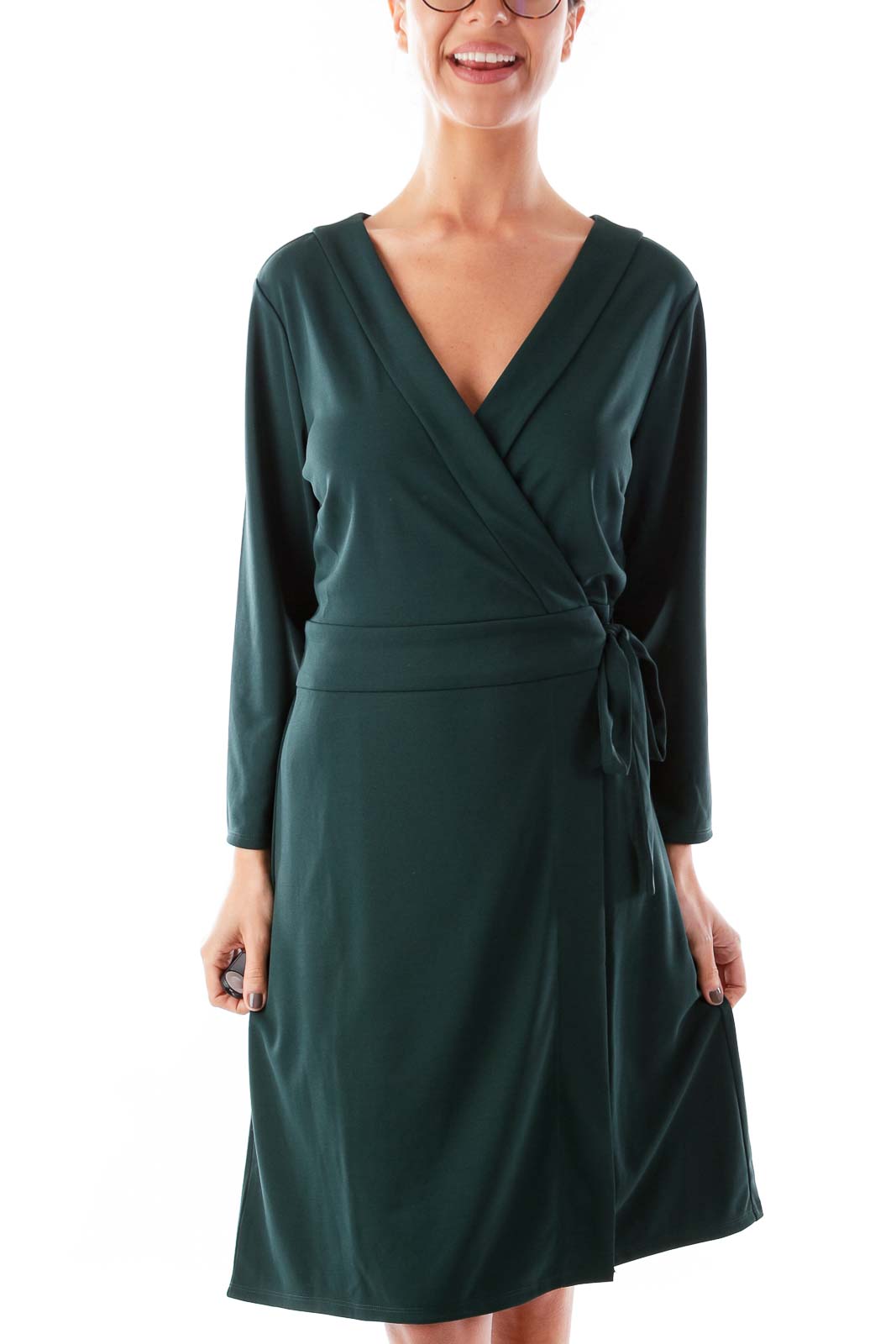 Green Wrap Dress